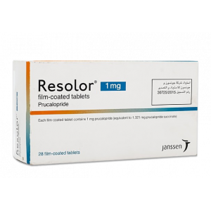 RESOLOR 1 MG ( PRUCALOPRIDE ) 28 FILM-COATED TABLETS